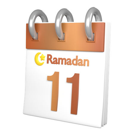 Giorno 11 Ramadan  3D Icon