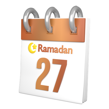 Giorno 27 Ramadan  3D Icon