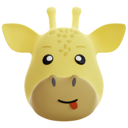 Girafa  3D Icon