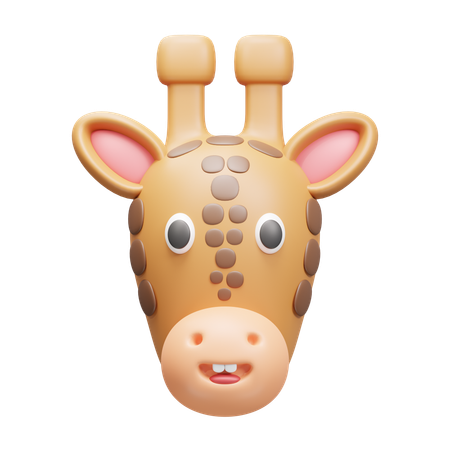 Girafa animoji  3D Icon