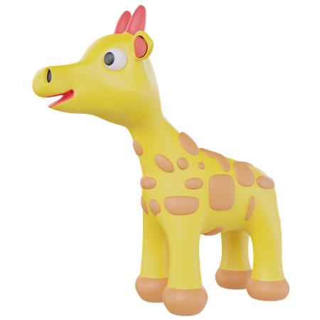 Girafe  3D Icon