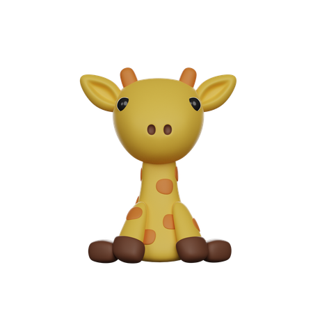 Girafe  3D Icon