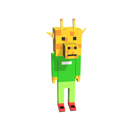 Girafe  3D Icon