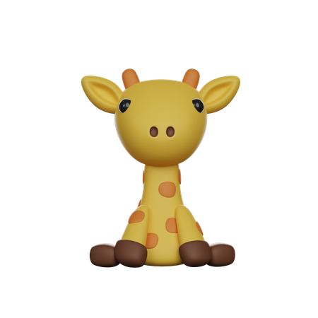 Giraffe  3D Icon