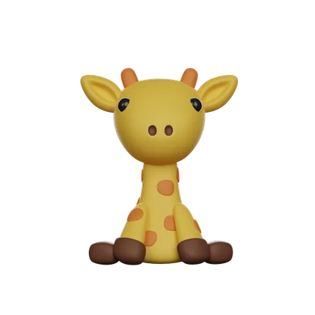 Giraffe  3D Icon