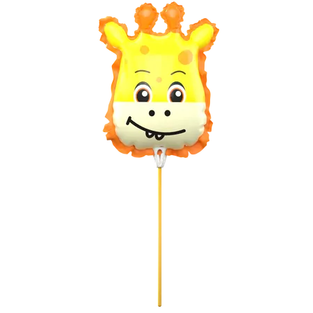 Giraffe Balloon  3D Icon