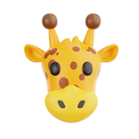 Giraffe Emoji  3D Icon