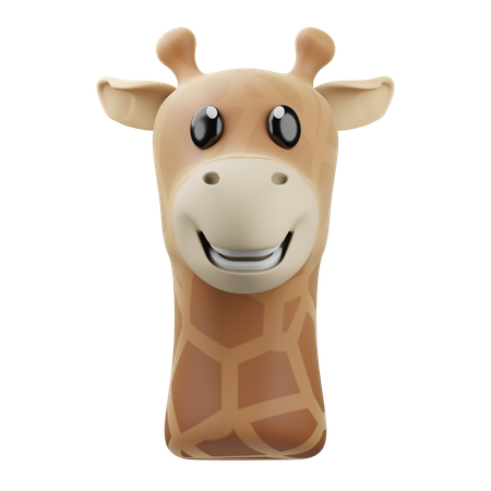 Giraffenkopf-Emoji  3D Icon