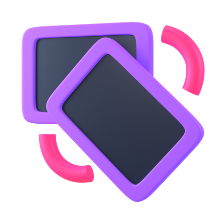 Girar telefone  3D Icon