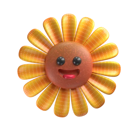 Girasol  3D Emoji