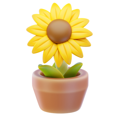 Girassol  3D Icon