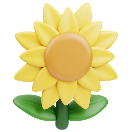 Girassol  3D Icon