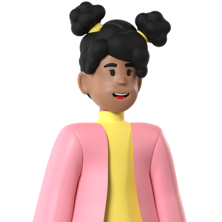 Girl  3D Icon