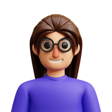 Girl  3D Icon