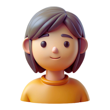 Girl Avatar  3D Icon
