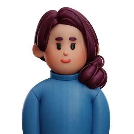 Girl Avatar  3D Icon