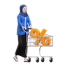 ramadan shopping sale emoji 3d