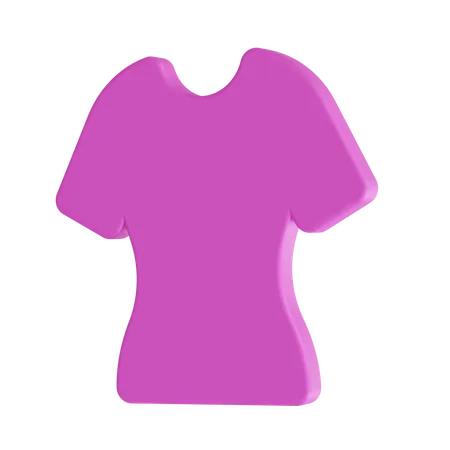 Girl T Shirt  3D Icon