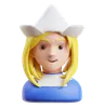 Girl with cap