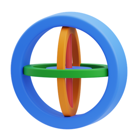 Giroscópio  3D Icon