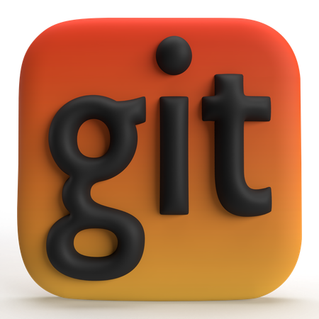 Git  3D Icon