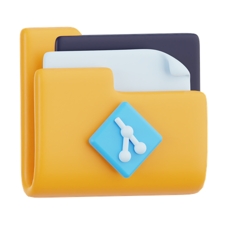 Git Commit  3D Icon