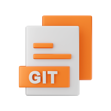 Git File  3D Illustration