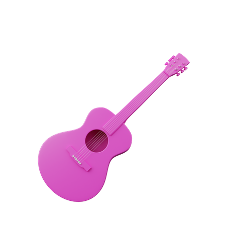 Gitarre  3D Illustration