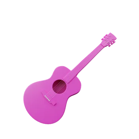 Gitarre  3D Illustration