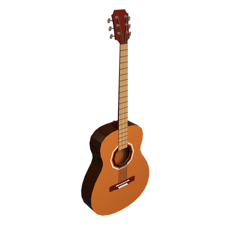 Gitarre  3D Illustration