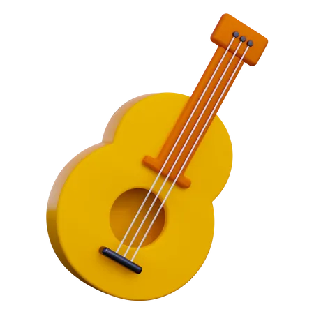 Gitarre  3D Icon