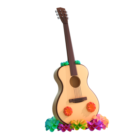 Gitarre  3D Icon