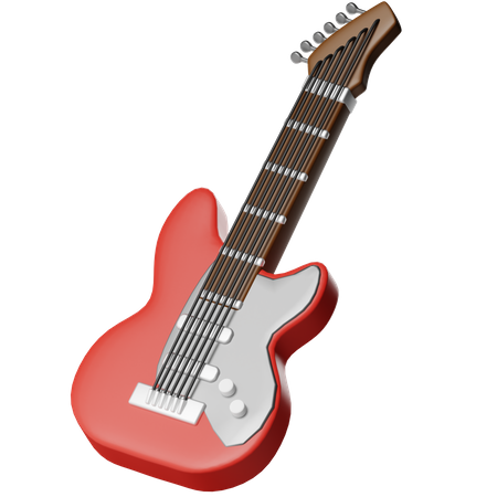 Gitarre elektrische  3D Icon