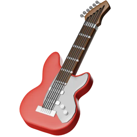 Gitarre elektrische  3D Icon