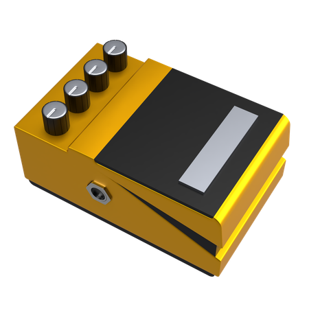 Gitarren-Stompbox-Effektpedal  3D Icon