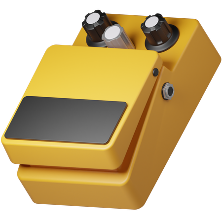 Gitarrenpedal  3D Icon