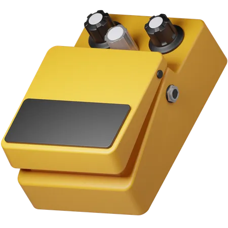 Gitarrenpedal  3D Icon