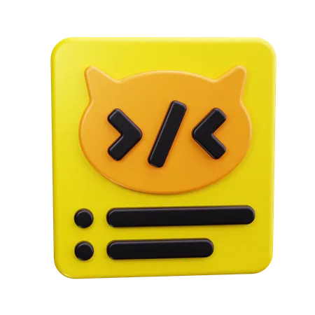 Logo GitHub  3D Icon