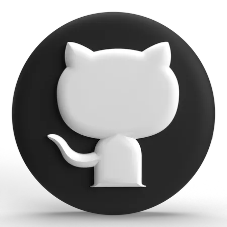 Githup  3D Icon