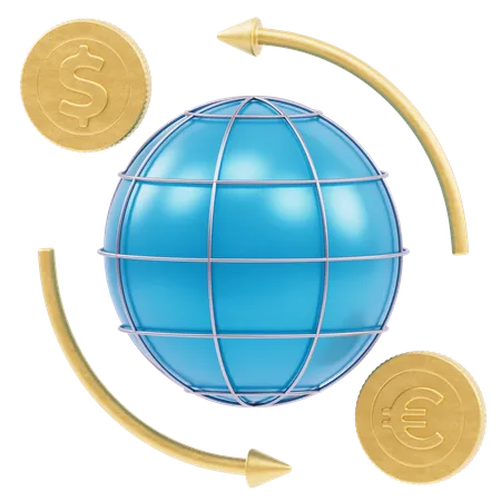 Gitter globus tauschen  3D Icon