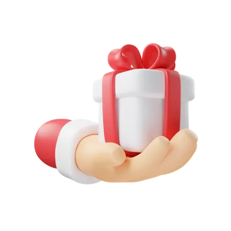 Give A Gift For Christmas Illustration 3 D Icon 3D Icon