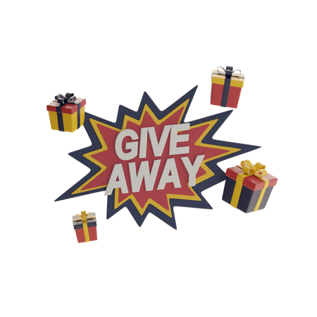 Give Away  3D Icon