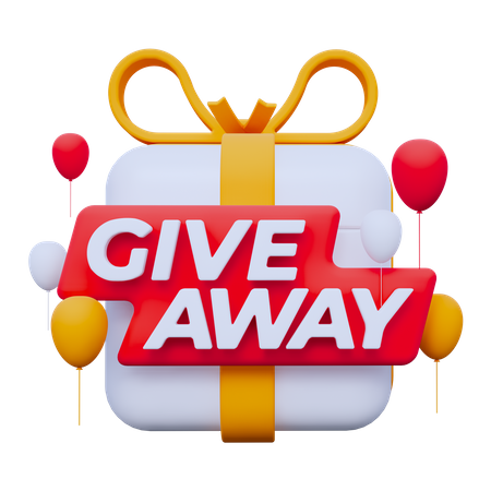 Give Away  3D Icon