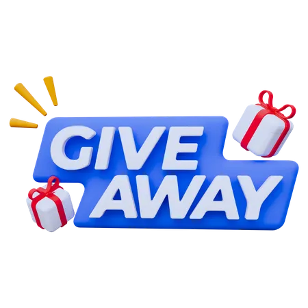 Give Away  3D Icon