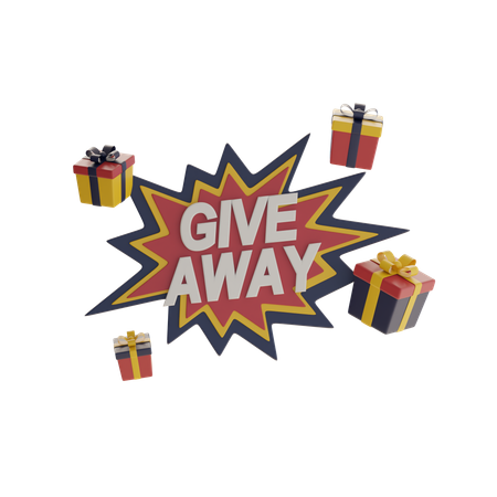 Give Away  3D Icon