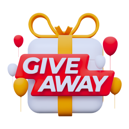 Give Away  3D Icon