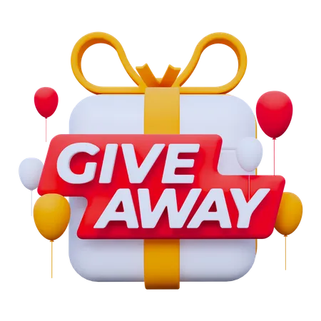 Give Away  3D Icon