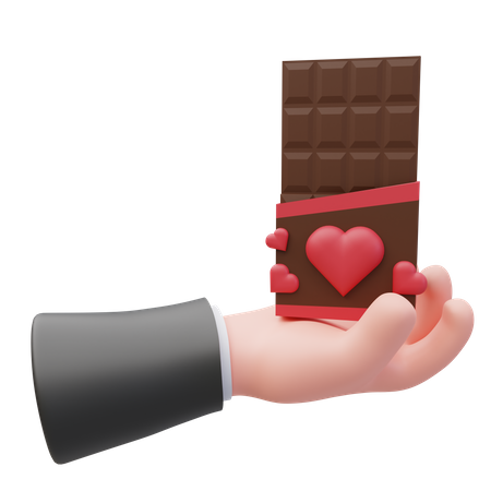 Give chocolate  3D Icon