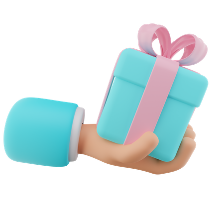 Give Gift Box  3D Icon