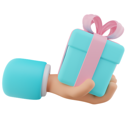 Give Gift Box  3D Icon